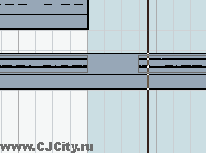 Рисунок 1 - Склеивание нескольких аудио событий в Steinberg Cubase SX