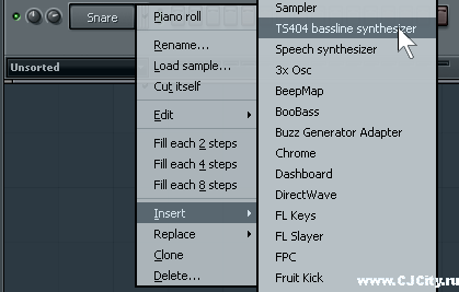 Работаем в Fruity Loops 7