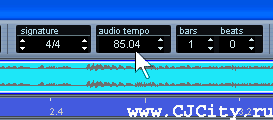 Рисунок 6 - Панель инструментов в Steinberg Cubase SX