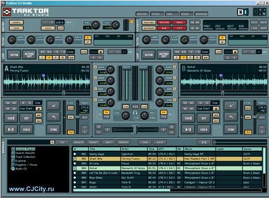 DJ-ский пульт в компьютере