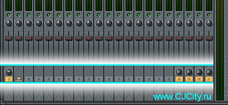 Распределительный блок в микшере FL Studio