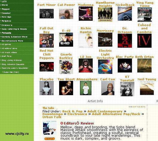music.download page