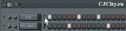 Выбор канала в FL Studio 7