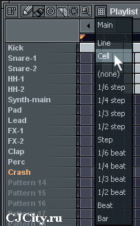 Привязка к сетке в FL Studio 7
