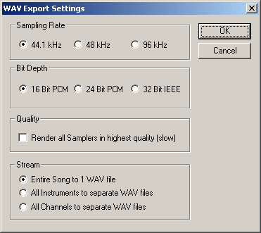 Stream Loop to WAV в Synapse Audio Orion Platinum