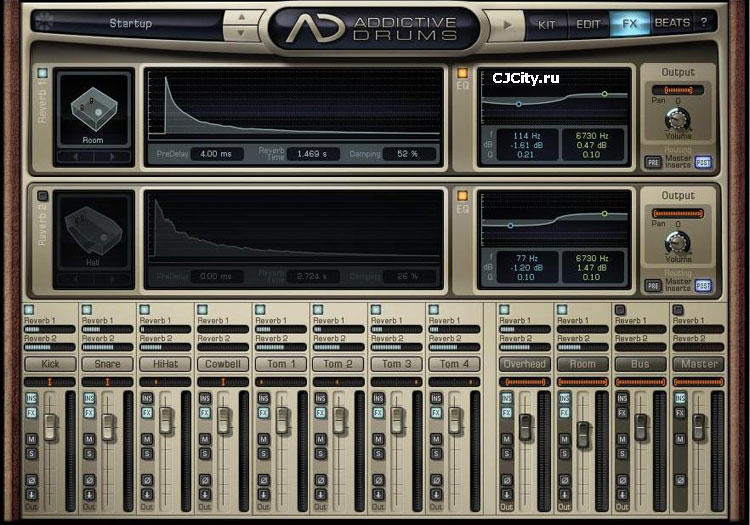 Краткое описание программы Addictive Drums